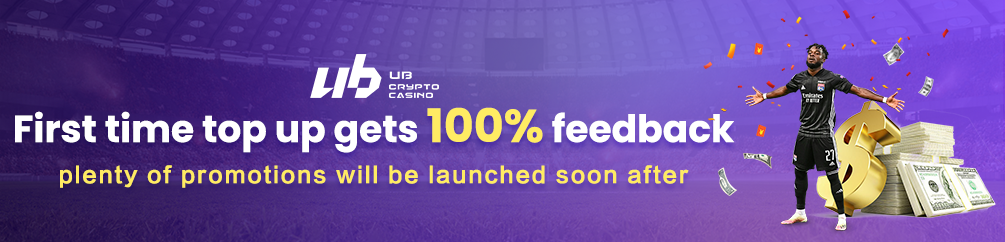 First time top up gets 100% feedback, plenty of promotions will be launched soon after