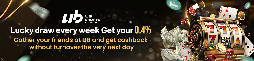 Share to get cashback up to 0.4%! Gather your friends at UB and get cashback without turnover the very next day!