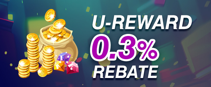 0.3% U-REWARD REBATE
